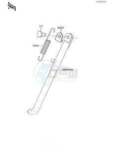 KDX 80 C [KDX80] (C1-C5) [KDX80] drawing STAND-- S- -