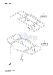 LT-A750X (P17) drawing CARRIER (LT-A750XK8 XZK8 P17)