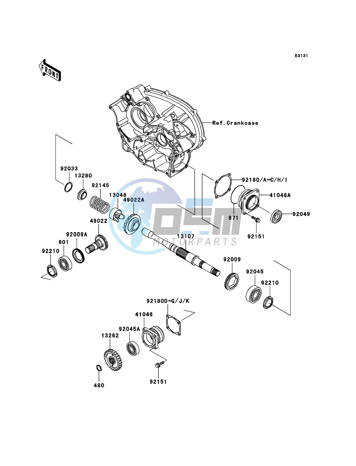 Front Bevel Gear