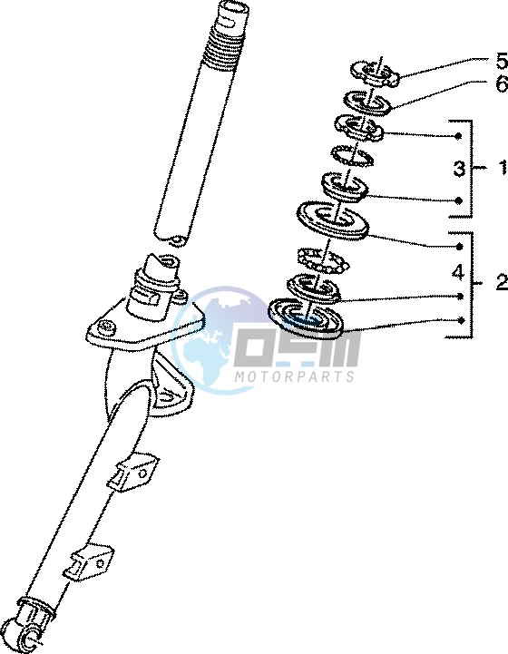 Teering bearing ball tracks