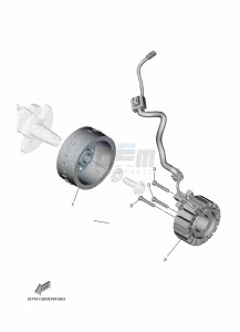 MT-09 MTN890 (B7N1) drawing GENERATOR