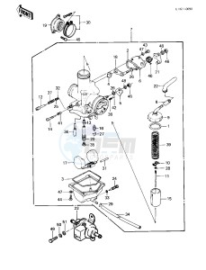 KLT 200 A [KLT200] (A4-A4A DUCKSTER) [KLT200] drawing CARBURETOR_FUEL PUMP