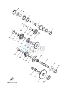 YXE700E YXE70WPAH WOLVERINE R-SPEC EPS (BW12) drawing TRANSMISSION