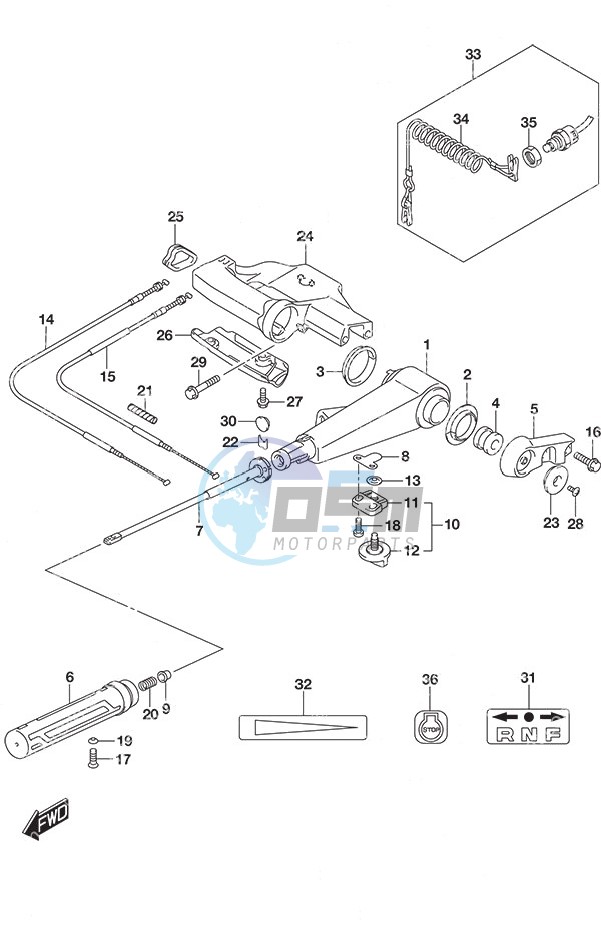 Tiller Handle