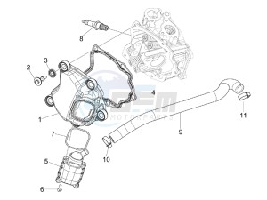 SUPER GTS 125 4T IE ABS-NOABS E3 (EMEA) drawing Cylinder head cover