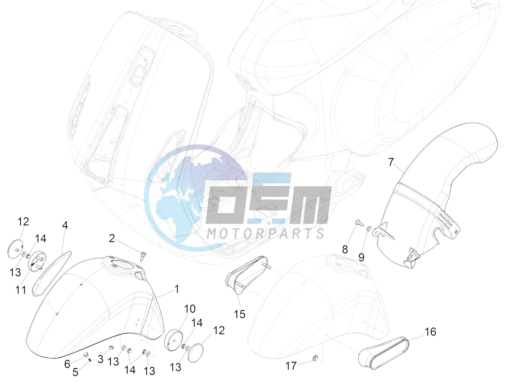 Wheel huosing - Mudguard