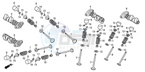 XL1000VA drawing CAMSHAFT/VALVE