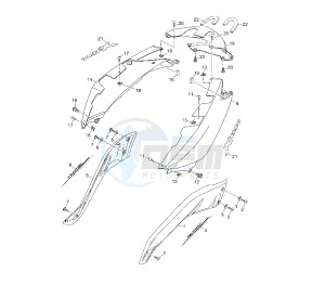 YP R X-MAX SPORT 250 drawing REAR BODY