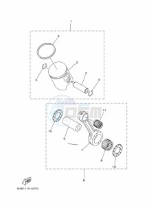 YZ85LW YZ80 (B0GL) drawing OPTIONAL PARTS 1