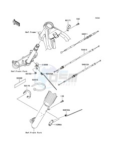 KLX125 KLX125CCS XX (EU ME A(FRICA) drawing Cables