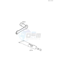 KX 125 F [KX125] (F1) [KX125] drawing OWNERS TOOLS