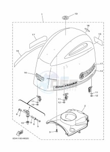 FL200FETX drawing FAIRING-UPPER