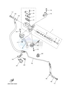 XT1200ZE SUPER TENERE ABS (BP91) drawing FRONT MASTER CYLINDER 2