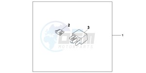 NC700XC drawing KIT  RELAY SET