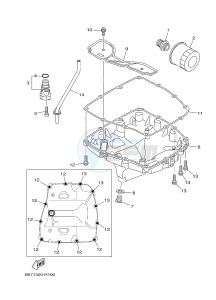 MTN1000 MTN-1000 MT-10 (B671) drawing OIL CLEANER