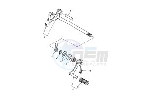 TW 125 drawing SHIFT SHAFT