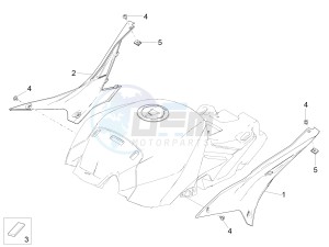 RSV4 1000 RR E4 ABS (NAFTA) drawing Central body