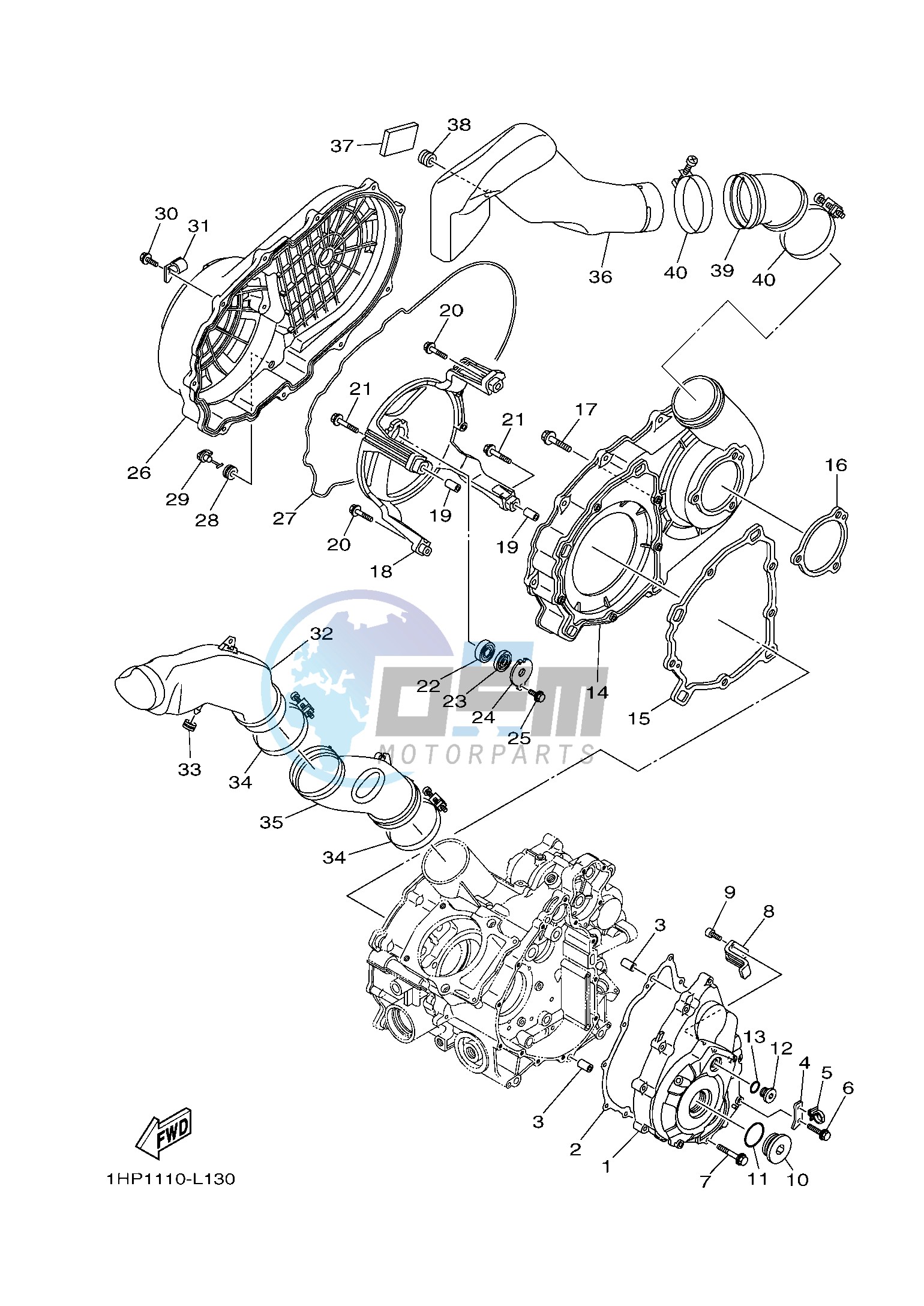 CRANKCASE COVER 1