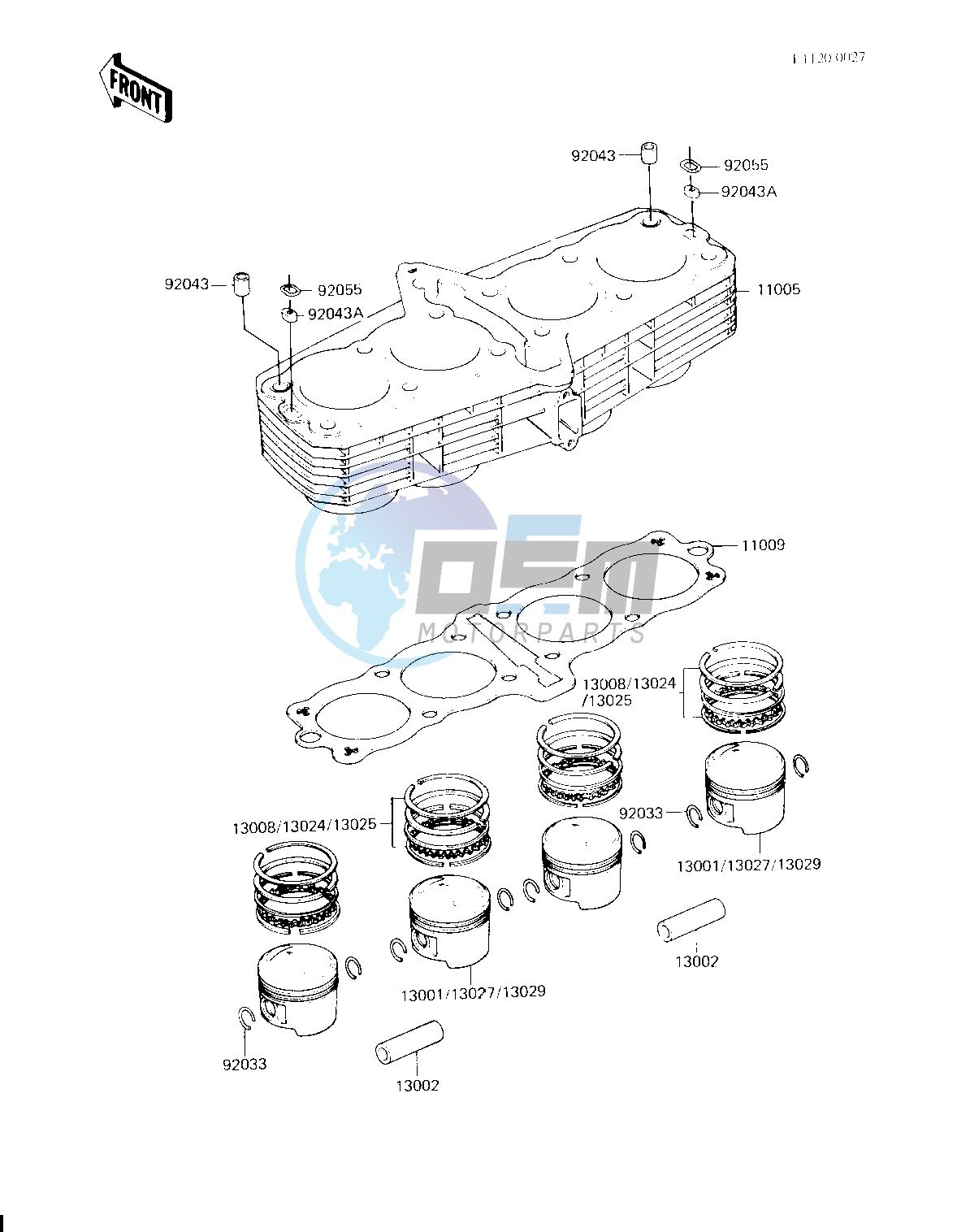 CYLINDER_PISTONS -- KZ750-H4- -