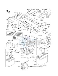 KRF 750 G [TERYX 750 FI 4X4] (G9F) G9F drawing CHASSIS ELECTRICAL EQUIPMENT