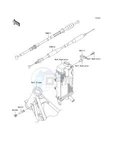 KX 85 A [KX85 MONSTER ENERGY] (A6F - A9FA) A9F drawing CABLES