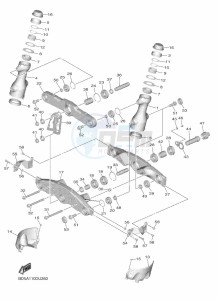 NIKEN MXT850 (BD5F) drawing STEERING