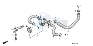 CBR600RR9 U / MME drawing AIR INJECTION CONTROL VALVE