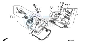 XL700VAB TRANSALP E drawing CYLINDER HEAD COVER