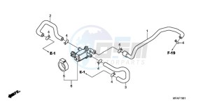 CBF1000A9 UK - (E / ABS MKH) drawing AIR INJECTION CONTROL VALVE