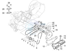 FLY 50 4T 4V USA (NAFTA) drawing Oil pump