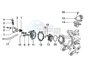 Runner VX-VXR 125-200 125 drawing Cylinder head - Induction Pipe