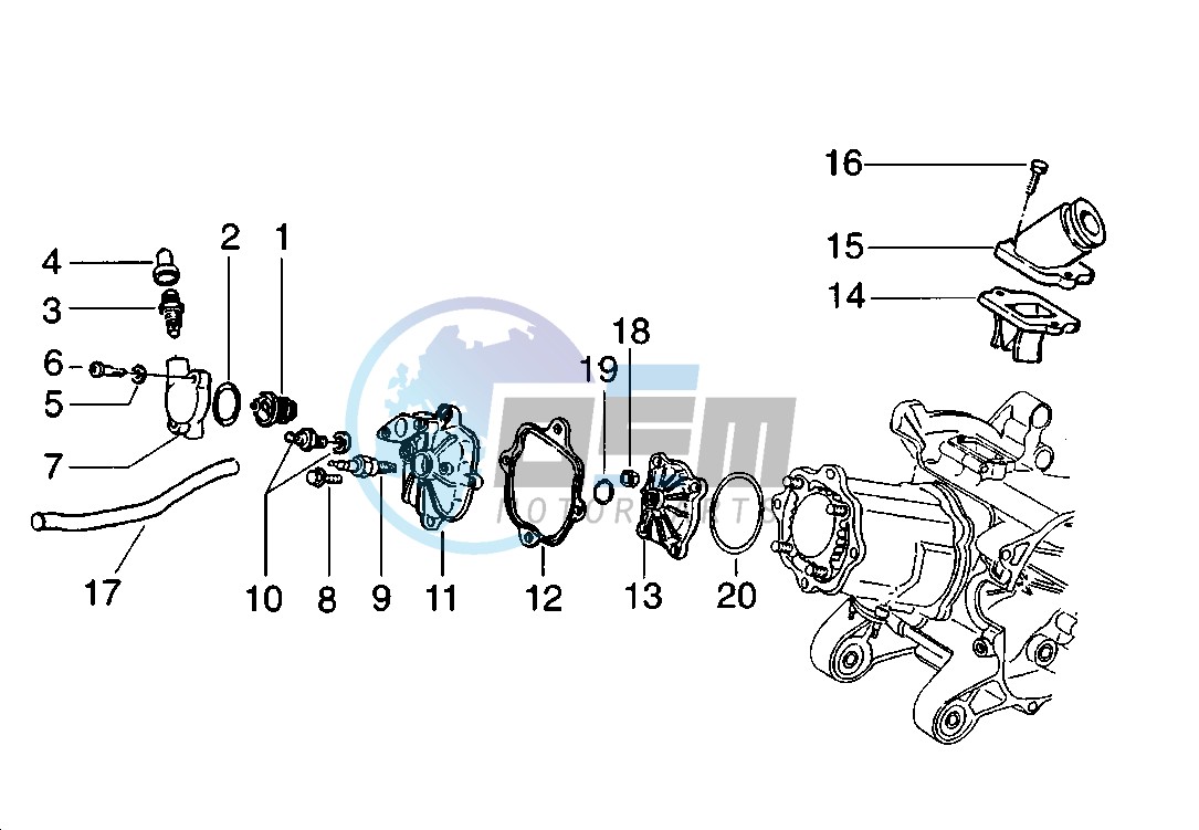 Cylinder head - Induction Pipe