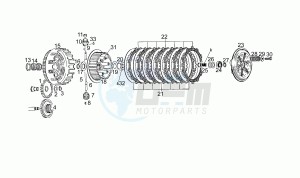 Pegaso 650 drawing Clutch T