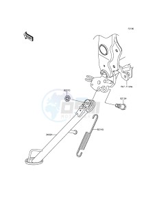 Z250SL_ABS BR250FFS XX (EU ME A(FRICA) drawing Stand(s)