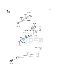 W800 EJ800ACF GB XX (EU ME A(FRICA) drawing Gear Change Mechanism