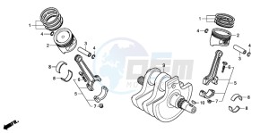 VT750CA drawing CRANKSHAFT