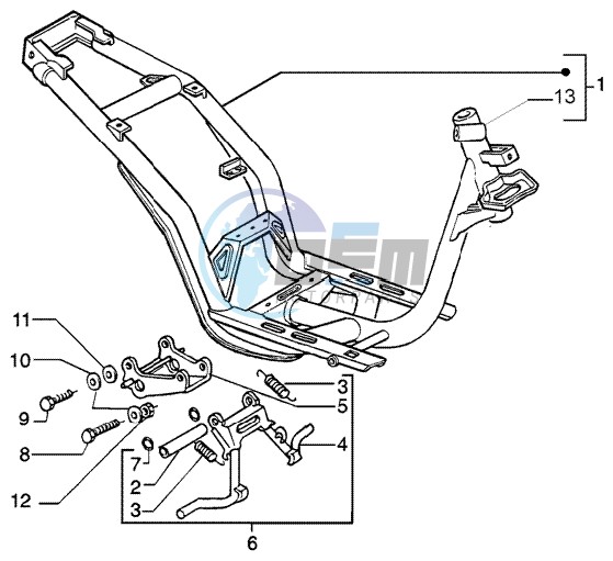 Chassis - Central stand