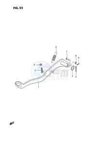 LT250R (E1) drawing REAR BRAKE