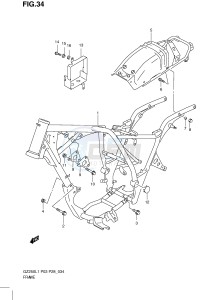 GZ250 (P3) drawing FRAME