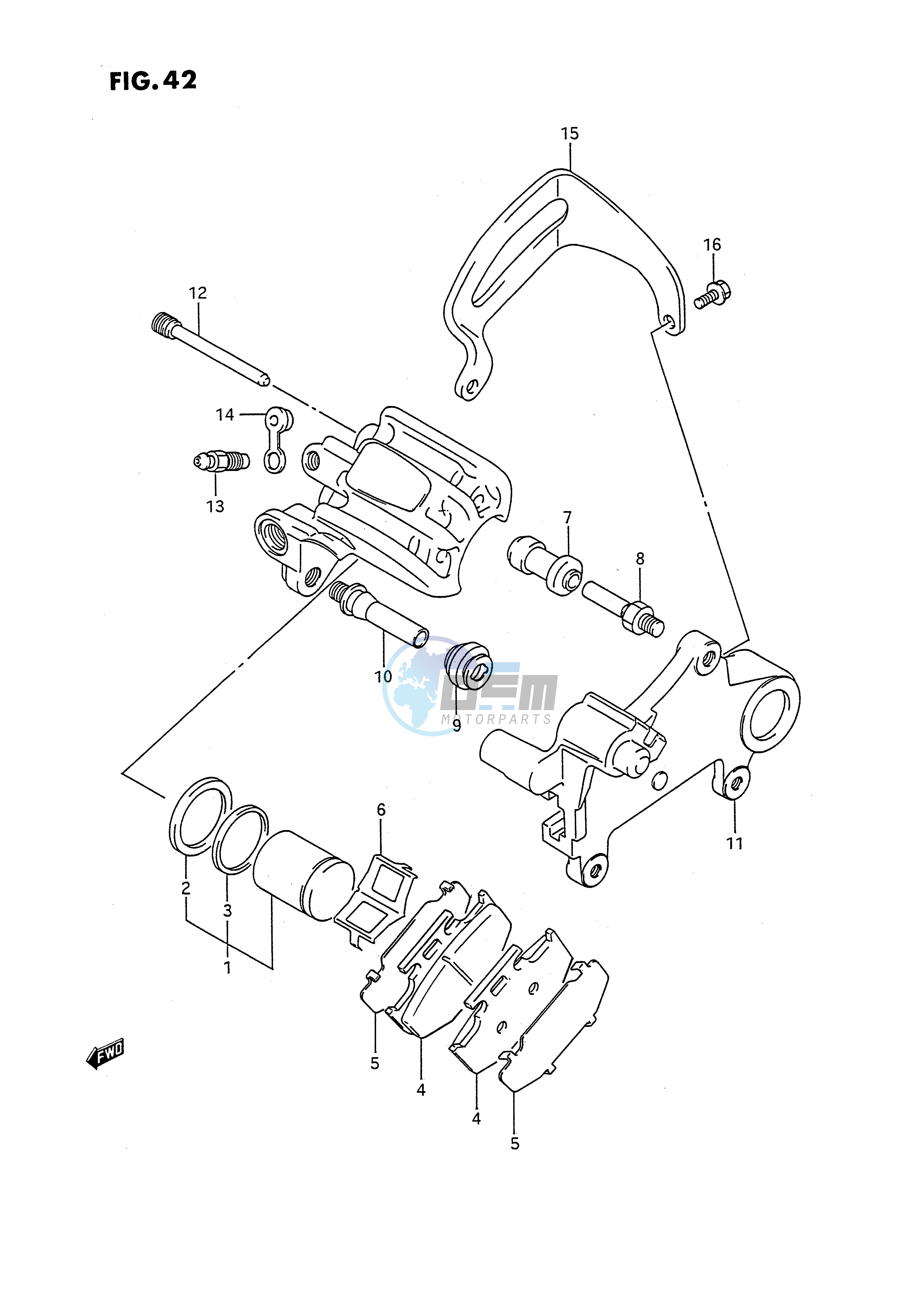 REAR CALIPERS (MODEL K)