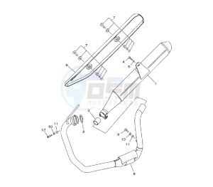 XT R BRA 125 drawing EXHAUST