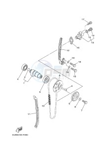 YFM350 YFM350FWA GRIZZLY 350 4WD (1SG1) drawing CAMSHAFT & CHAIN