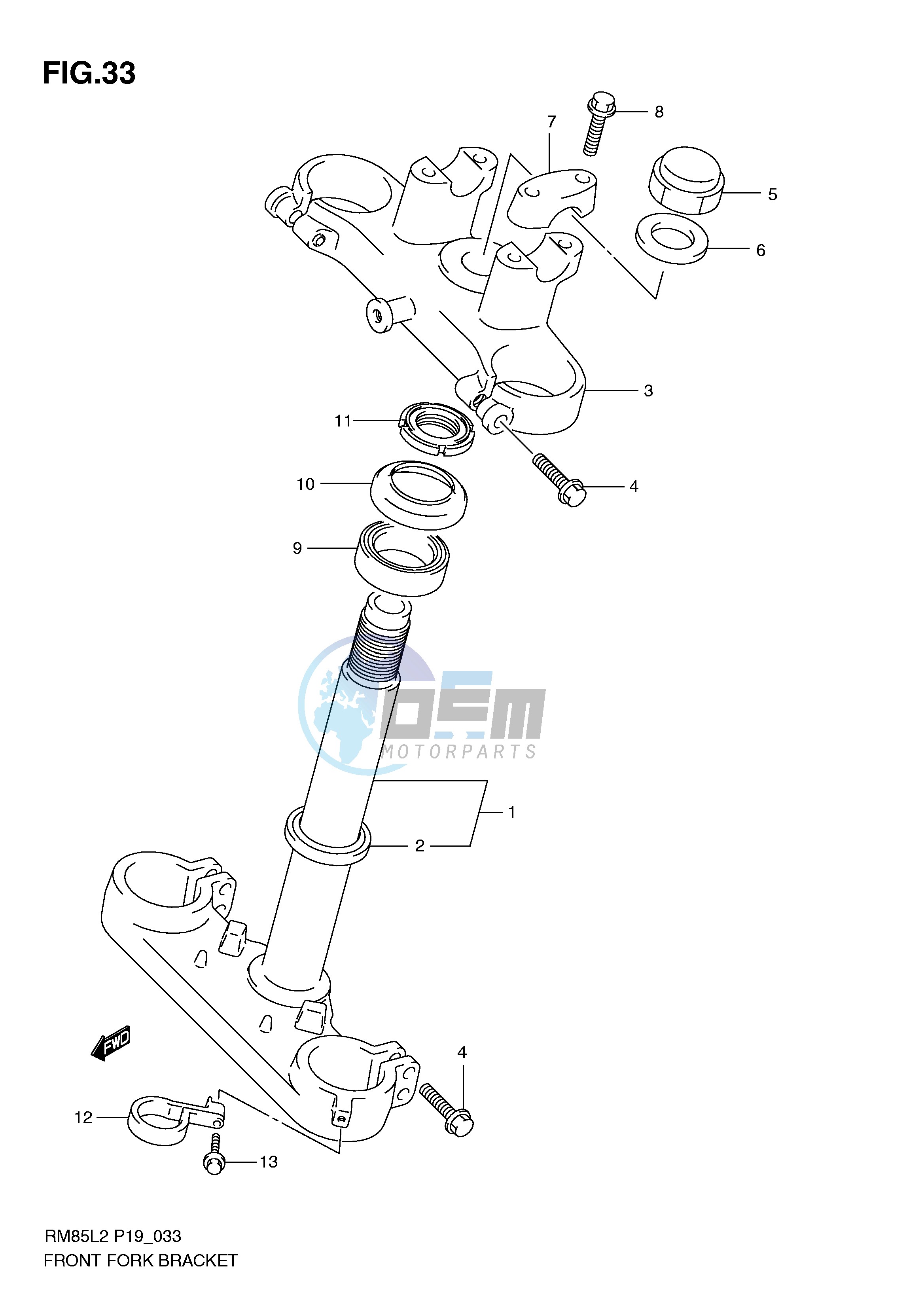 FRONT FORK BRACKET