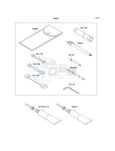 VN 1600 D [VULCAN 1600 NOMAD] (D6F-D8FA) D6F drawing OWNERS TOOLS