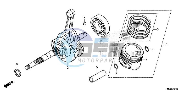 CRANKSHAFT/PISTON