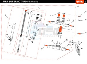 MRT-50-SM-FRANCE-BLACK drawing SUSPENSION