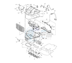 YZF R1 1000 drawing INTAKE