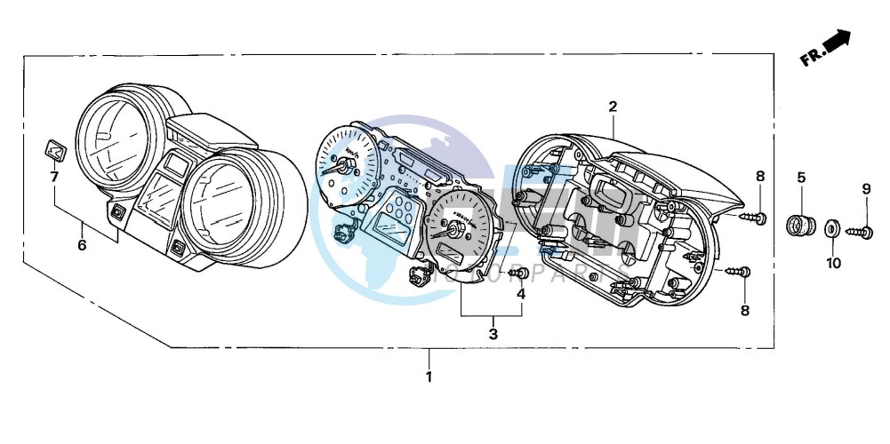 METER (CB1300S/SA)