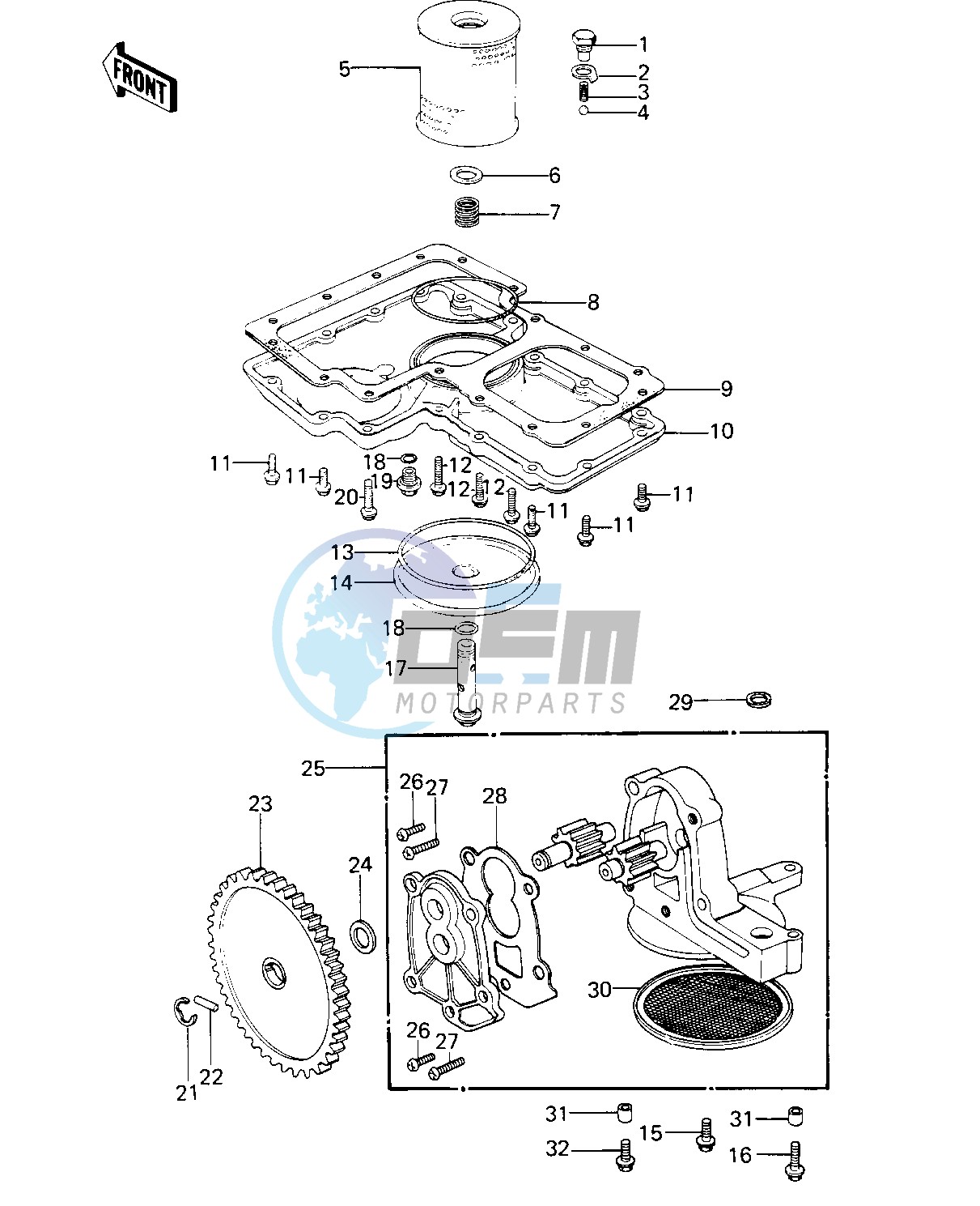 OIL PUMP_OIL FILTER_OIL PAN