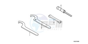 CRF150R9 Australia - (U) drawing TOOLS